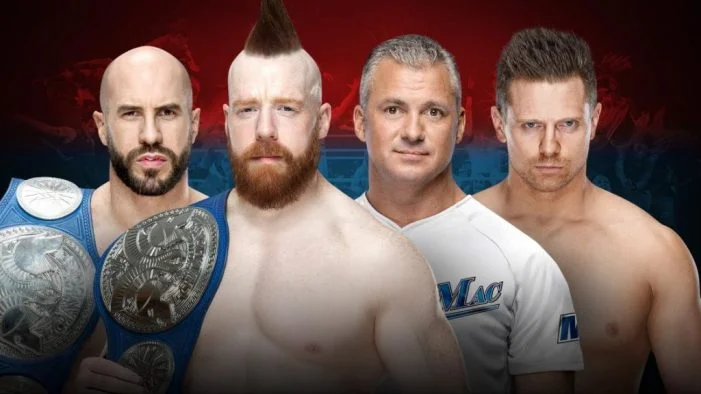 WWE Smackdown Tag Titles | The Bar vs Shane and The Miz