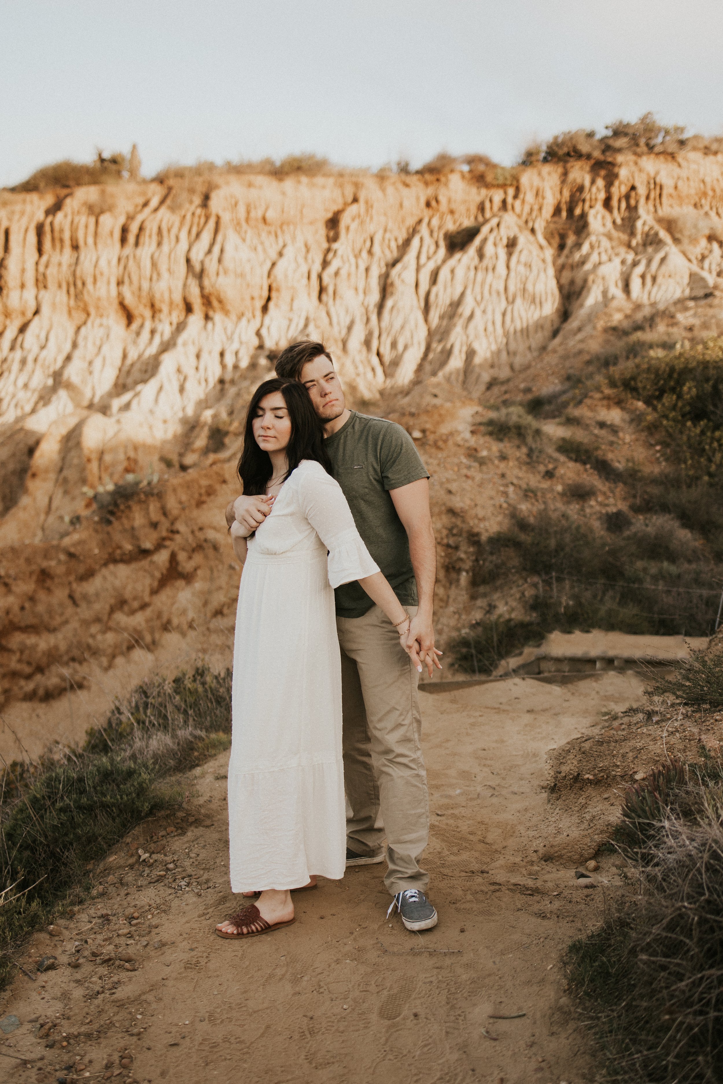 Torrey Pines State Park Engagement Photos in San Diego, California