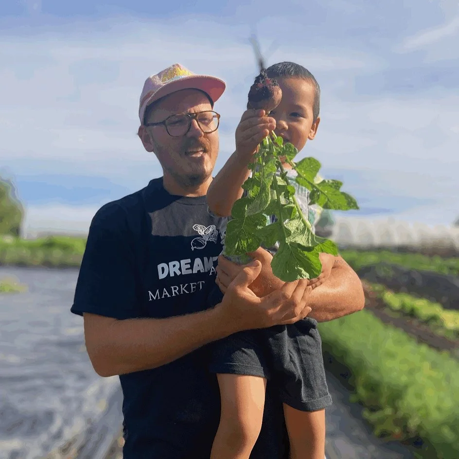 Zach Selby of DreamTime Market Gardens