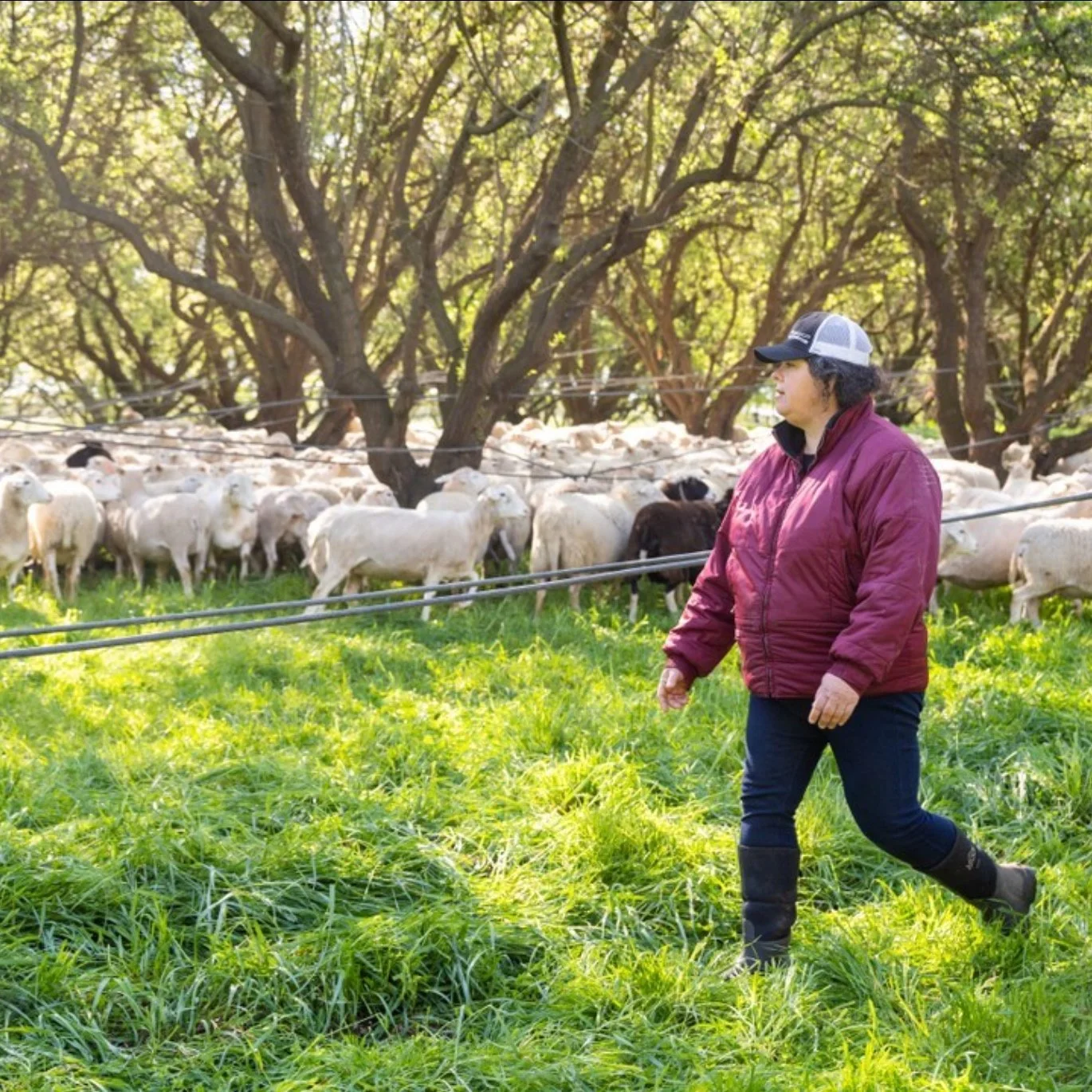 Benina Montez of Burroughs Family Farms