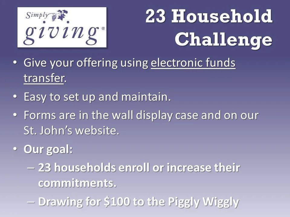 23 Household Challenge