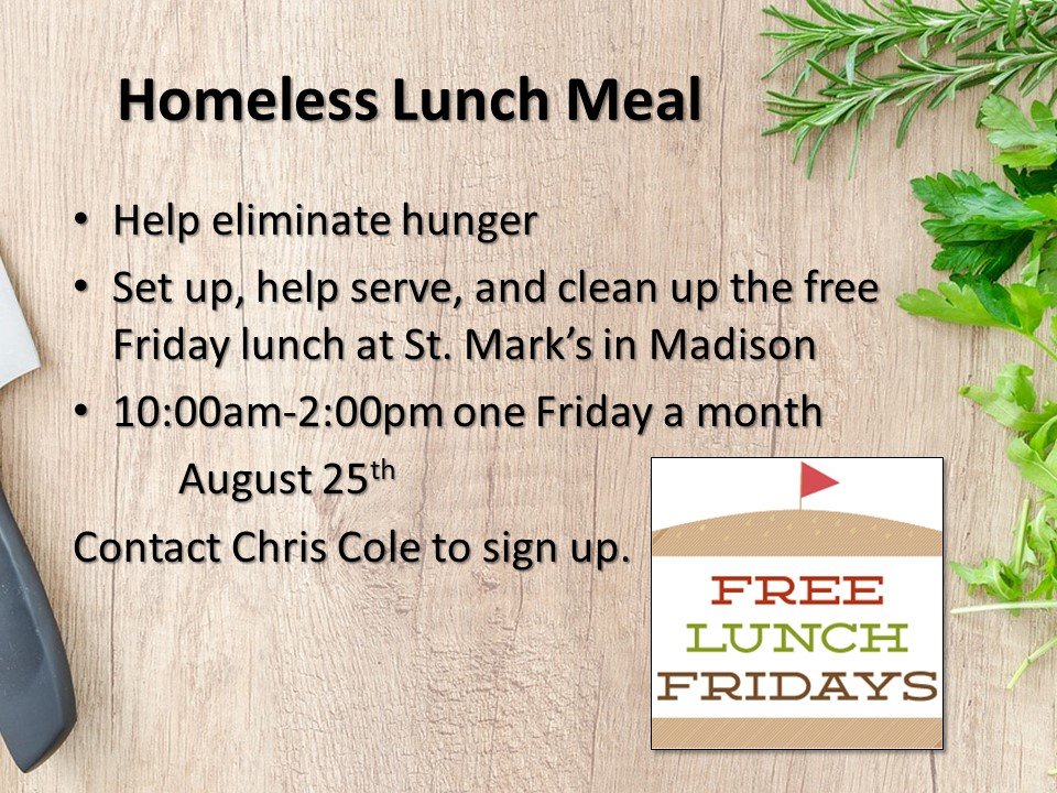 Homeless Lunch Meal