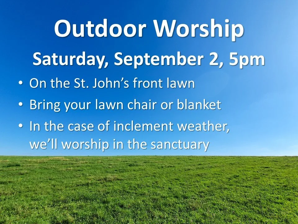 Outside worship