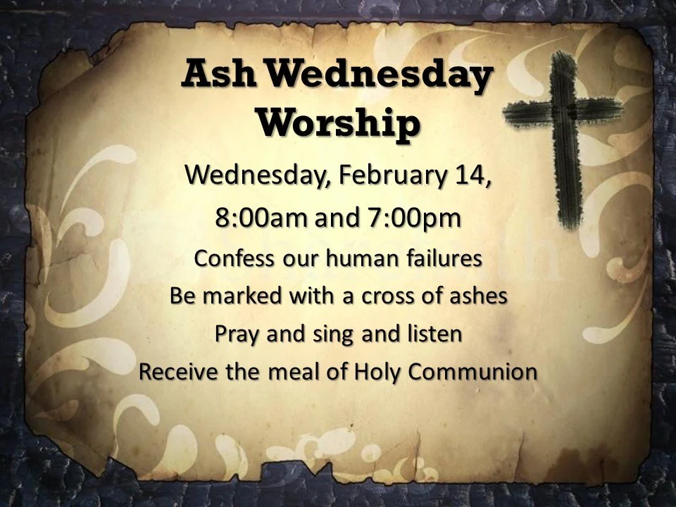 Ash Wednesday 