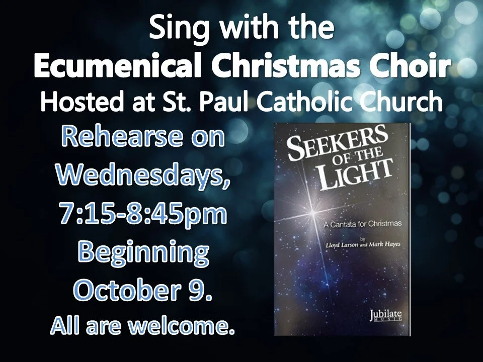 Ecumenical Christmas Rehearsals