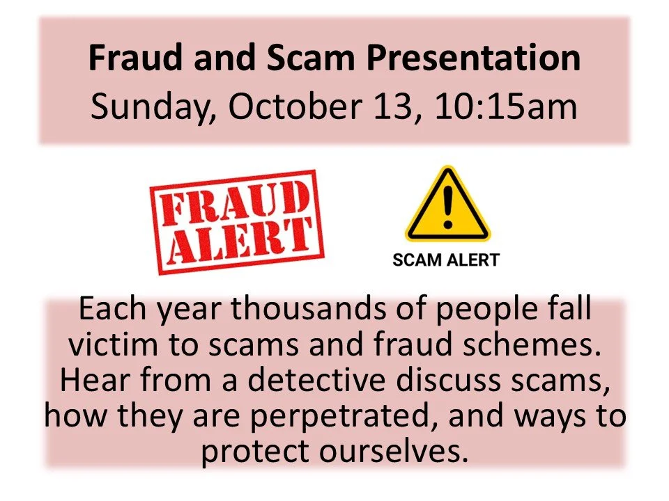 Fraud and Scam Presentation