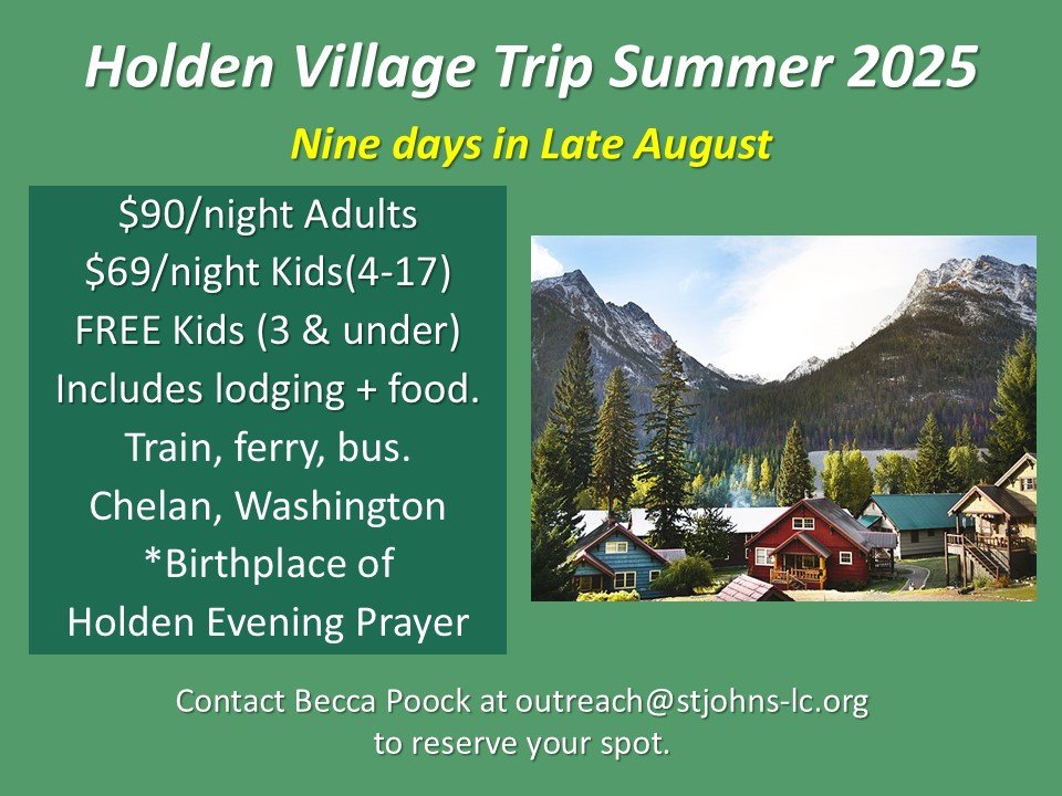 Holden Village trip August 2025
