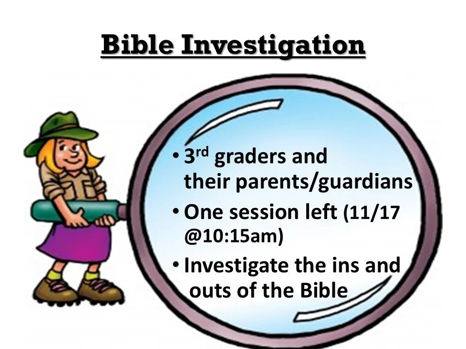 Bible Investigation