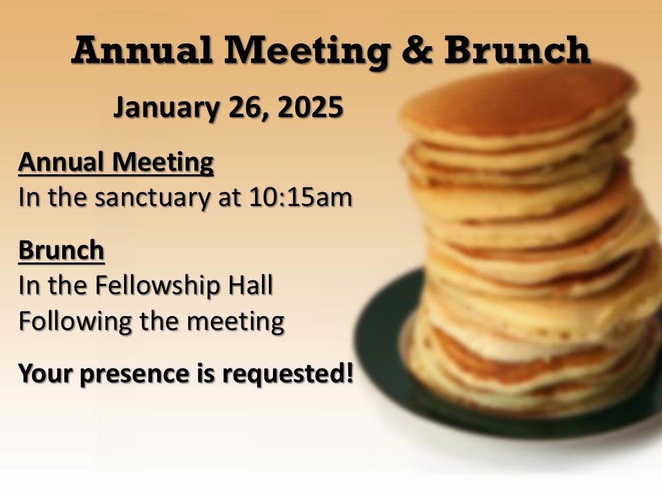 Annual meeting and brunch