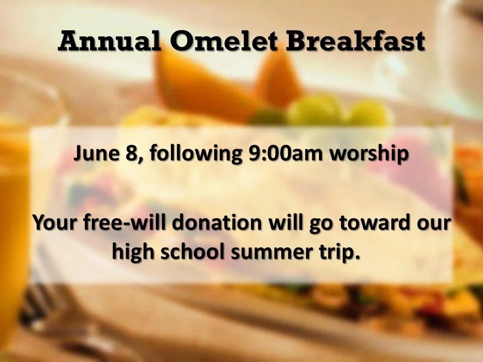 Annual Omelet Breakfast