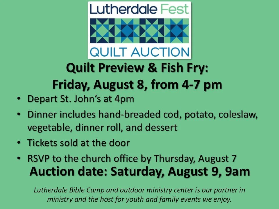 Lutherdale Fest Quilt Auction