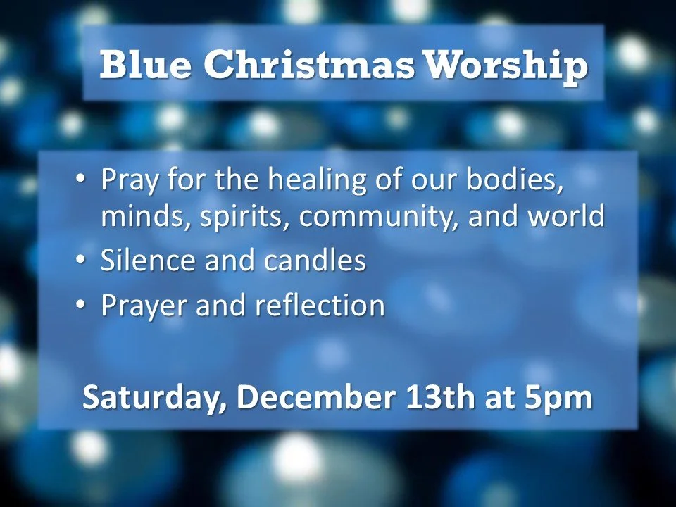 Blue Christmas Worship  