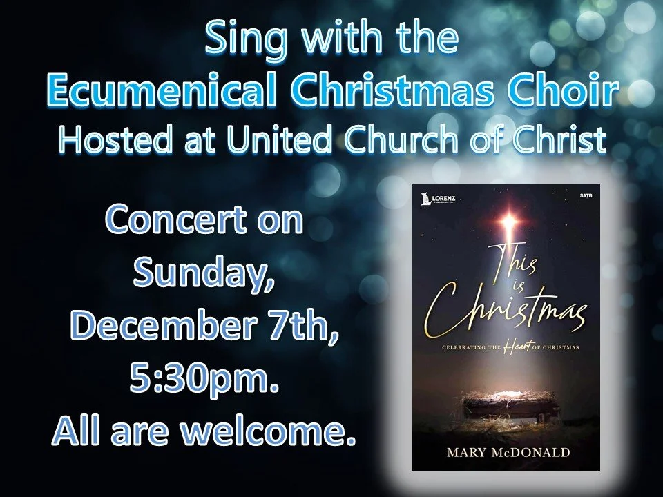 Ecumenical Christmas Choir Hosted at United Church of Christ
