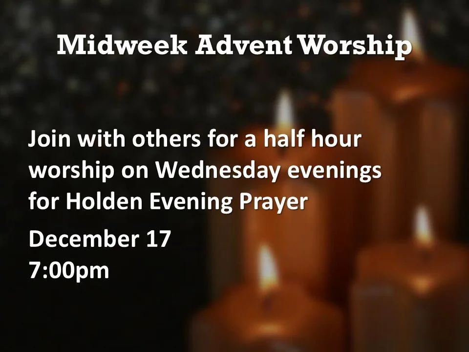 Midweek Advent Worship