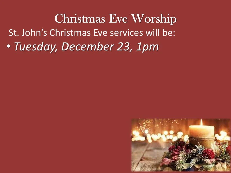 Christmas Eve Worship 23 1pm service