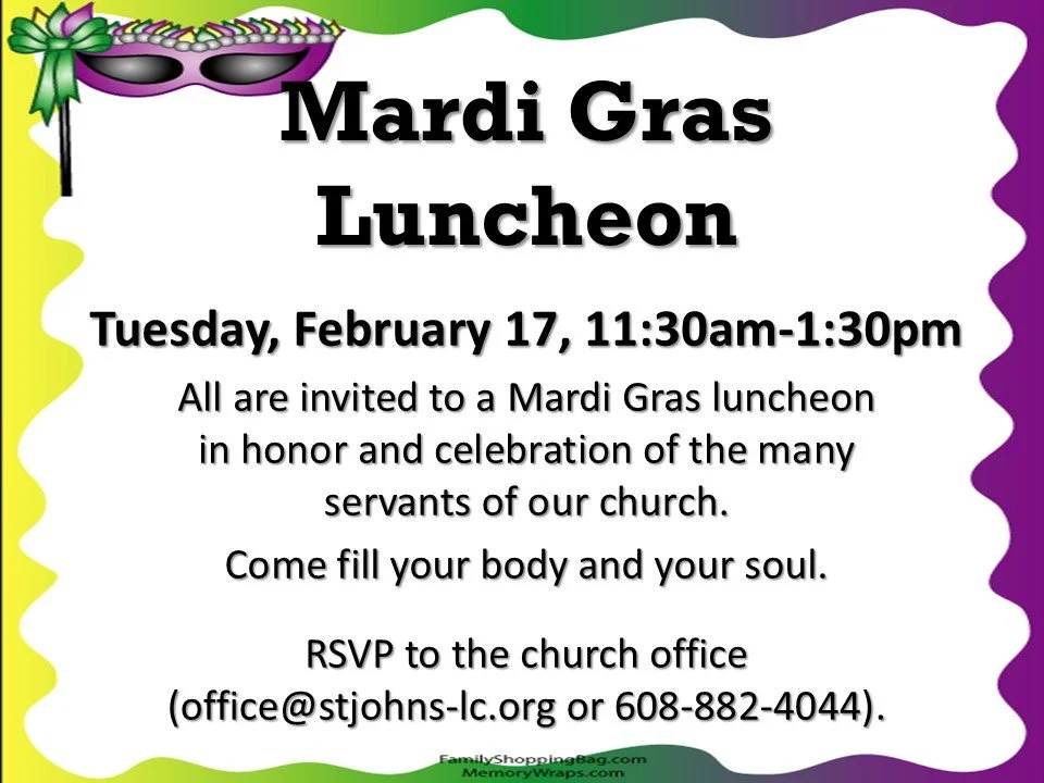 Mardi Gras Lunch  