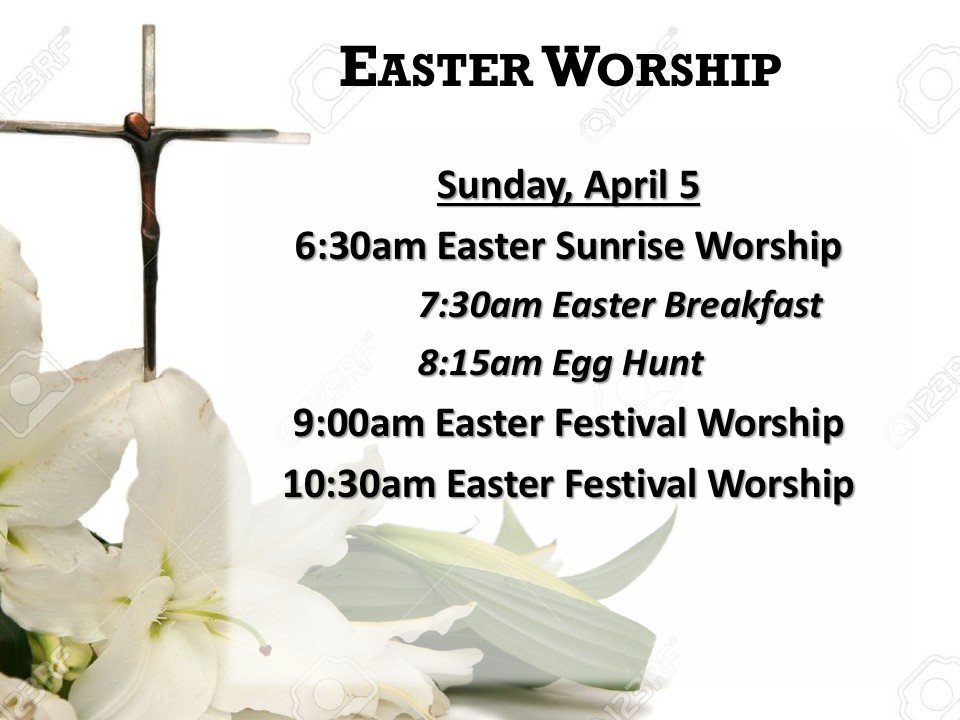 Easter Sunrise Worship