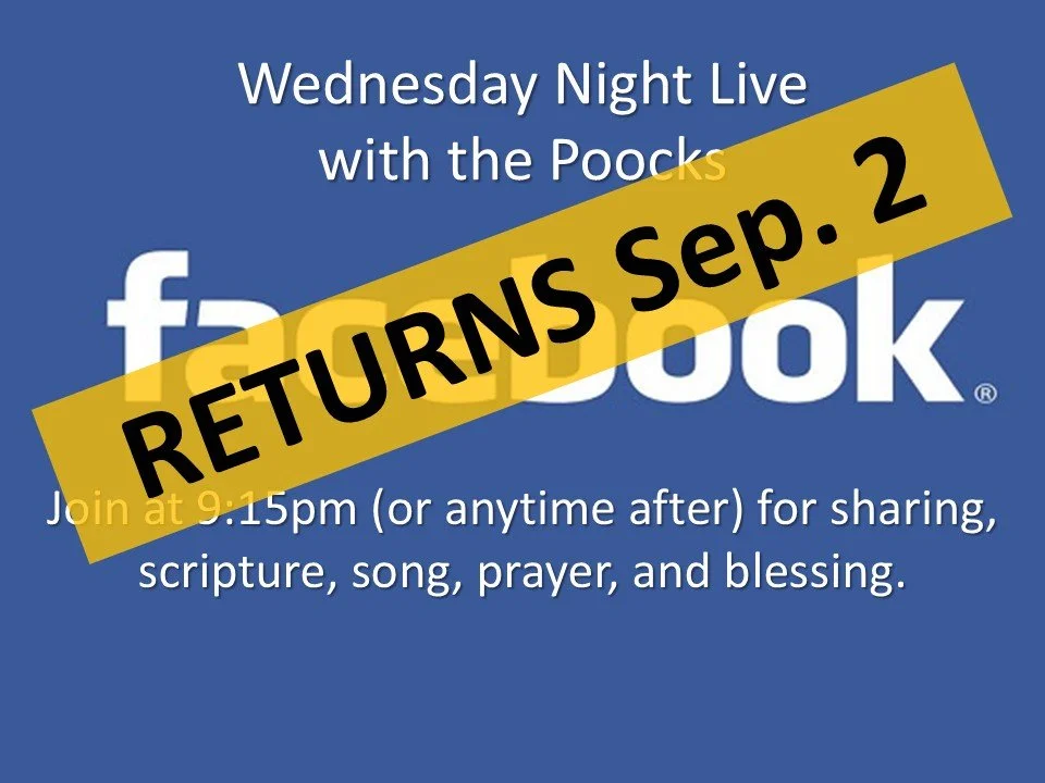 Wednesday Night Live on Facebook on Hiatus