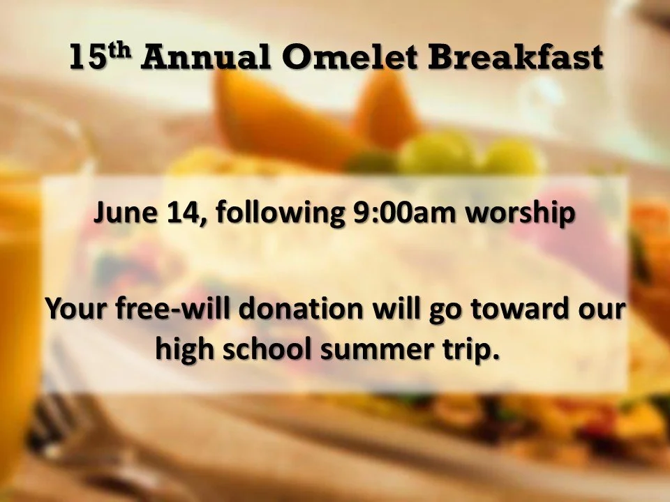 15th Annual Omelet Breakfast 
