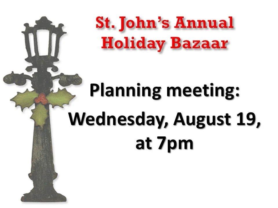 Holiday Bazaar Meeting