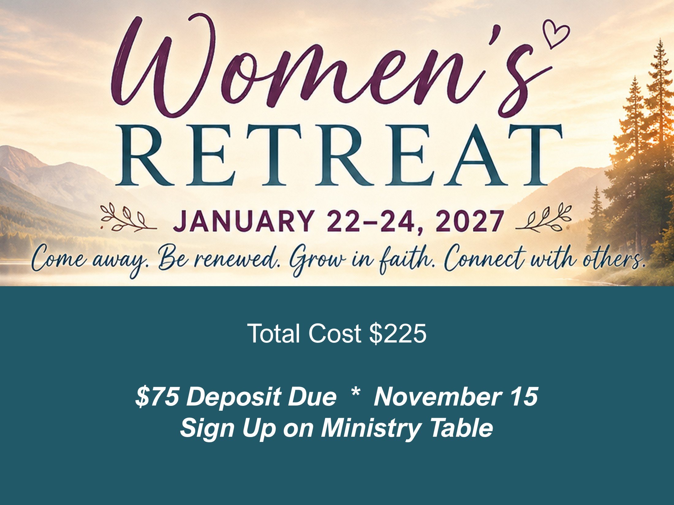 Women's Retreat