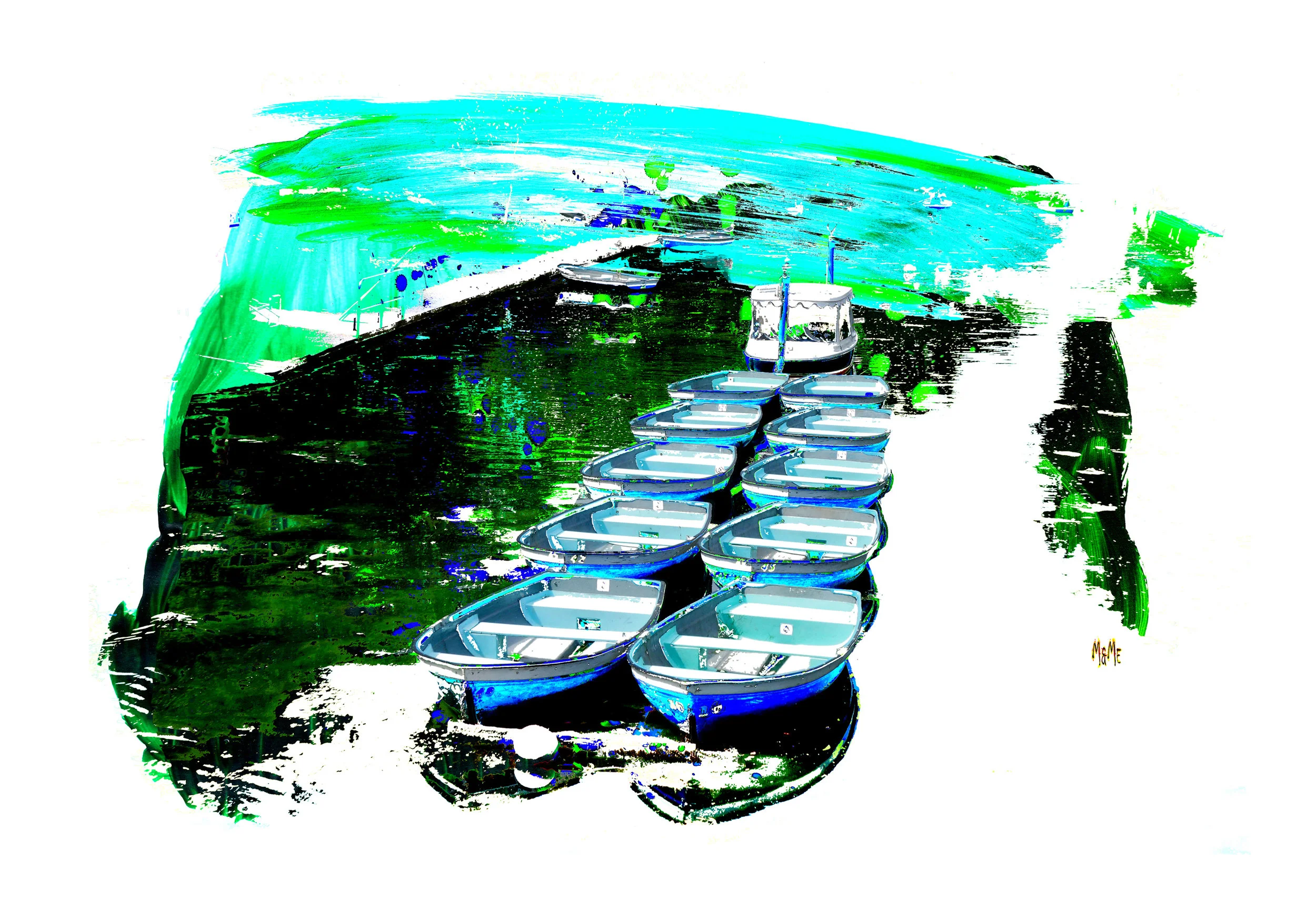 Canal Boats of Hythe