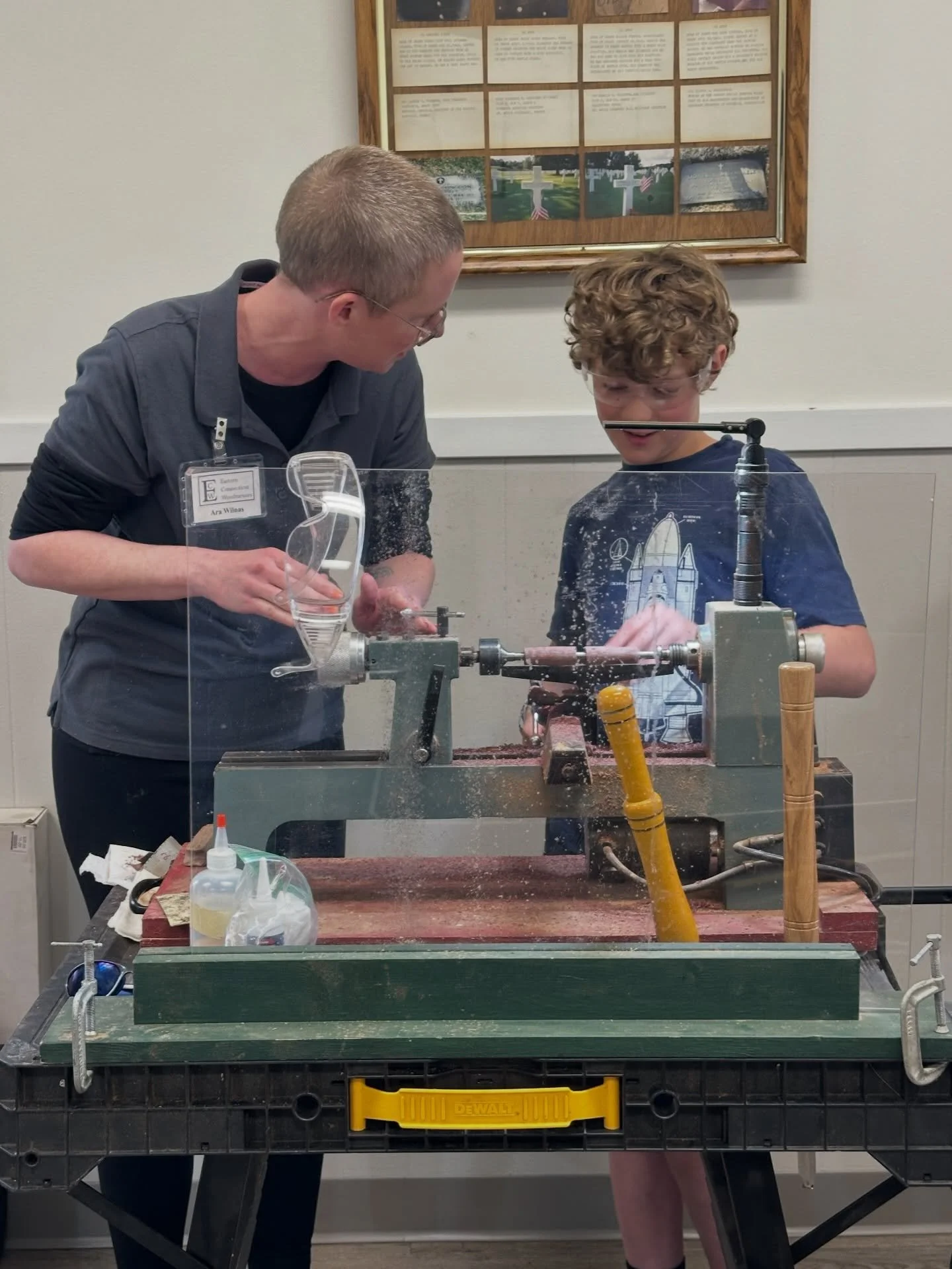 A few photos from our woodturning event at the Voluntown library. Thank you once again to all of our volunteers and to the library for hosting the event.