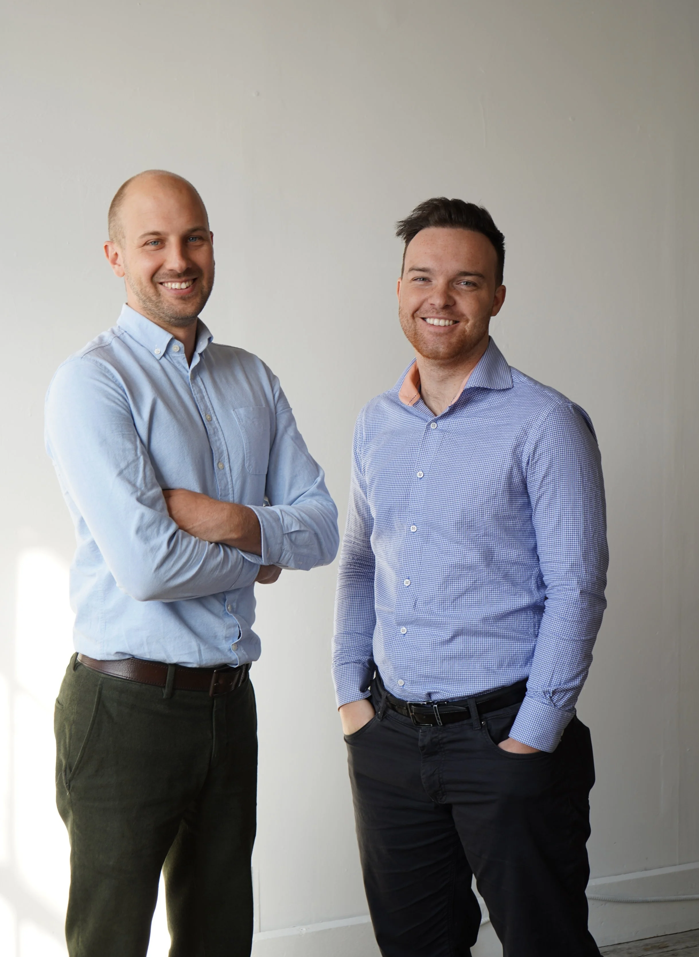 Eddie Obeliunas and Matthew Jaglowitz, founders of Exactus Energy.