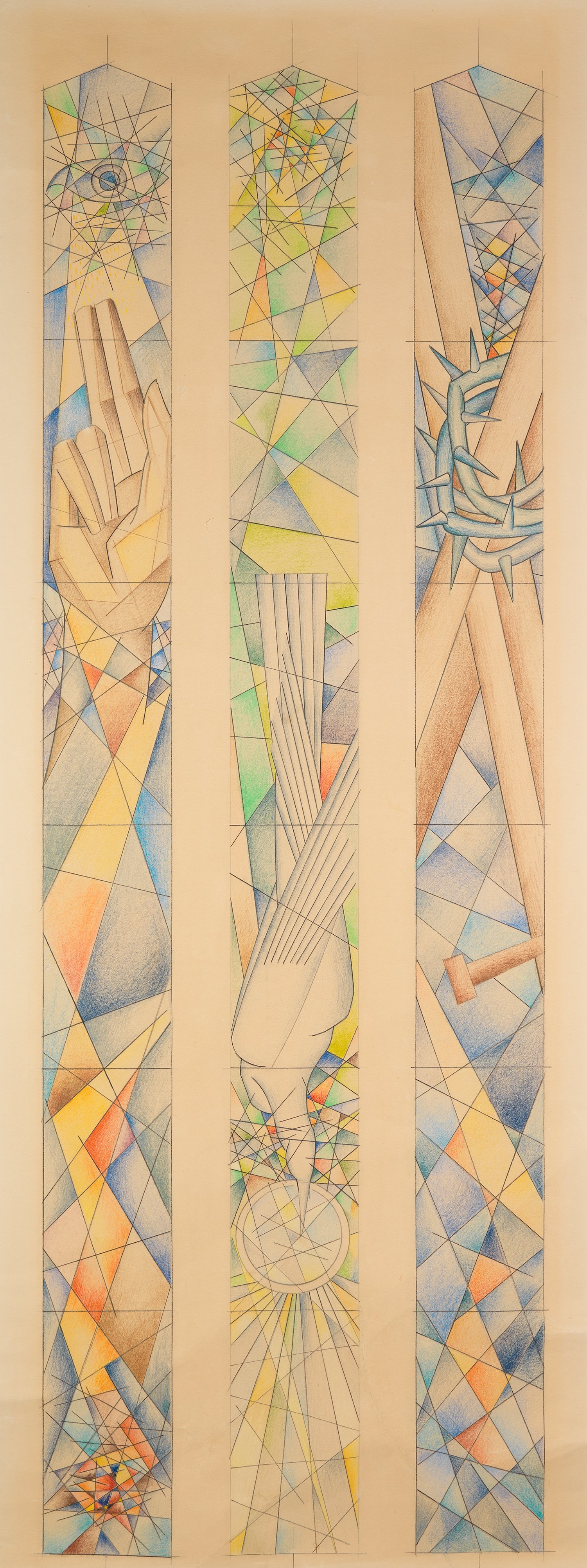 Designs for the windows of the Trinity Lutheran Church of Dallas