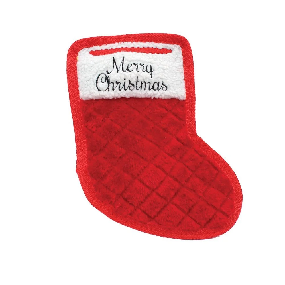 ZippyPaws HOLIDAY FLATTY Z-STITCH XMAS STOCKING