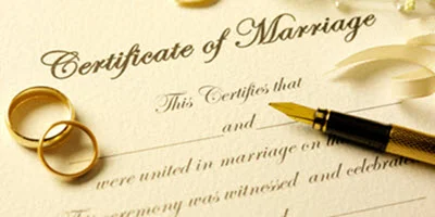Marriage License by Mail
