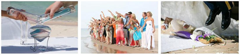Ceremony Florida Sunset Beach Wedding