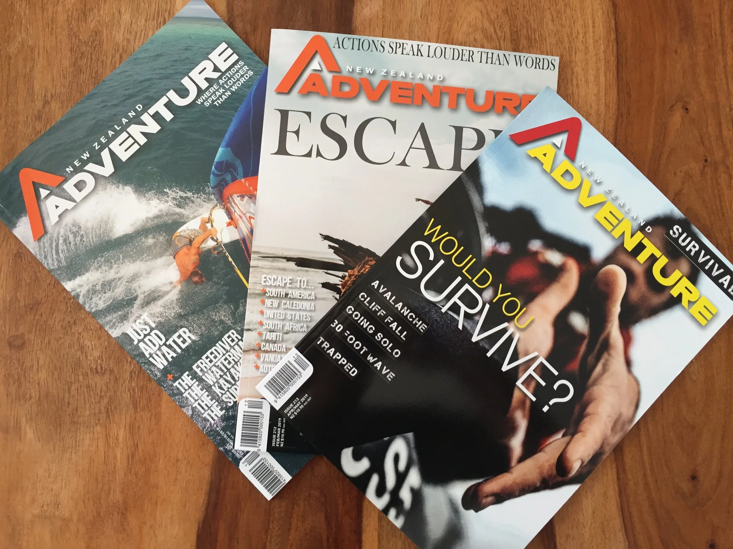 Adventure Magazine - The Adventure Published
