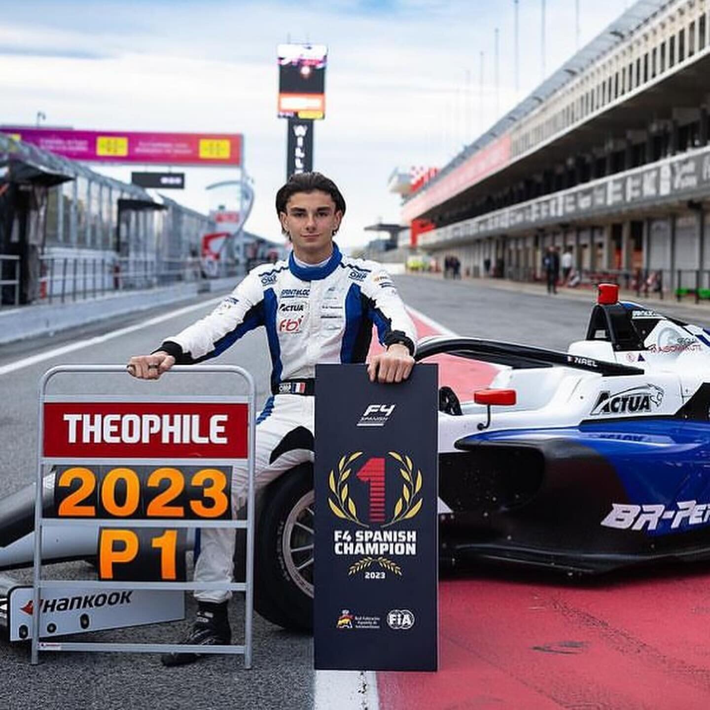 ➖BRAVO ! ➖

Toutes nos f&eacute;licitations &agrave; Th&eacute;ophile pour le titre de Champion F4 en Espagne ! Merci d&rsquo;avoir particip&eacute; au Rallye P&egrave;re-Fils lors de cette saison intense
-
Congratulations to Th&eacute;ophile for bei