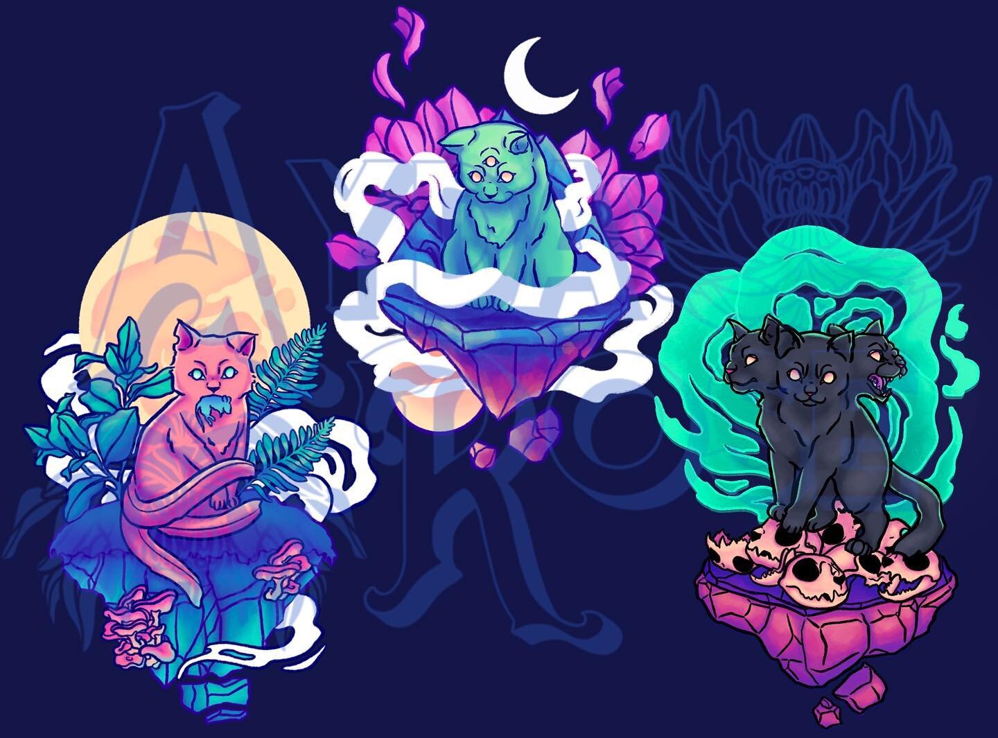 A little pantheon of little cat deities for @popcatsshow 😸 I still need to name these creatures 🧐
-
-
-
#catart #popcats #popcatsseattle #catlover #catloversclub #cuteart #fantasyart #illustration #illustrationartists #graphicart