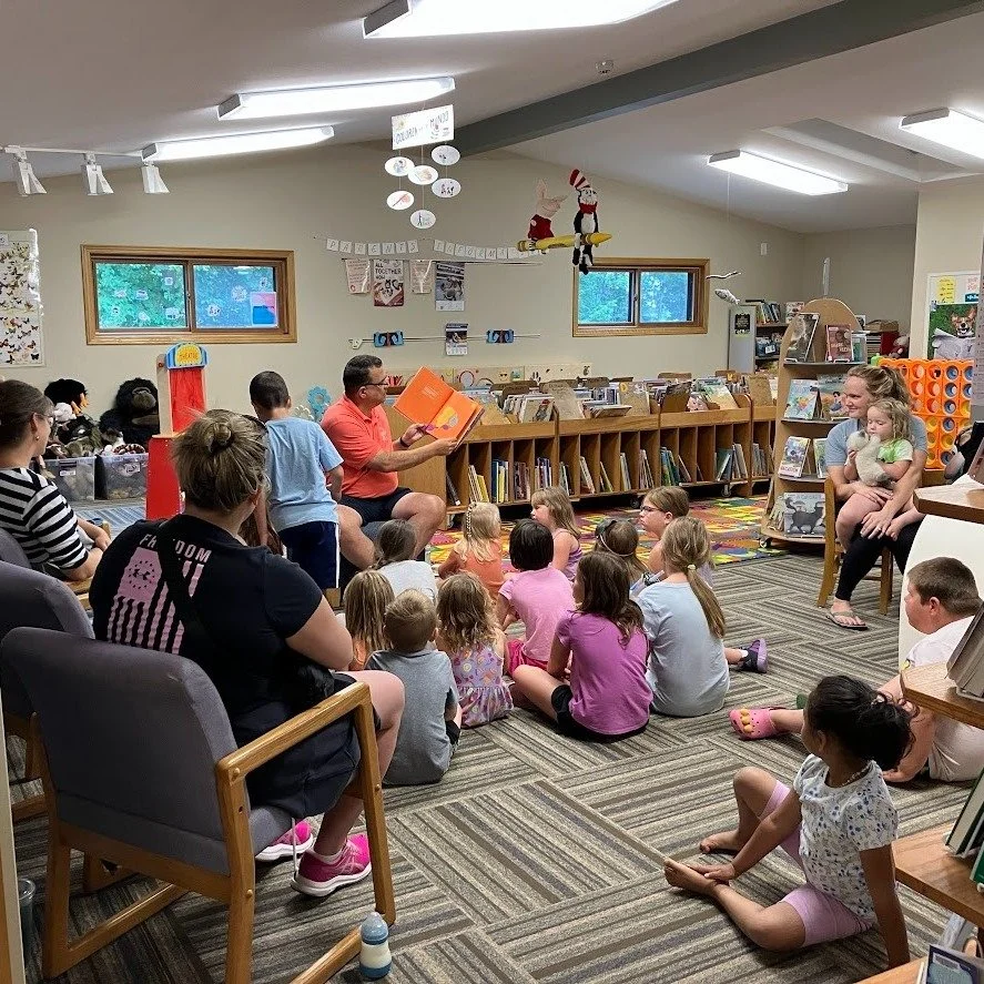 We had a great Summer Storytime with Northwestern Superintendent Karl Morrin this morning!

Thank you Mr. Morrin for taking time to read to us!📖🐢