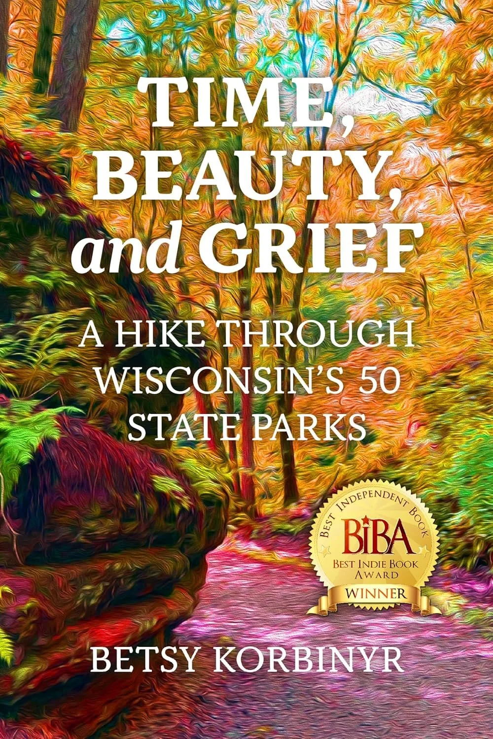 Time, beauty, and grief : a hike through Wisconsin's 50 state parks by betsy korbinyr