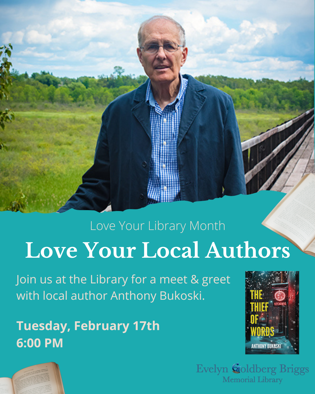Love Your Local Authors - Meet &amp; Greet with Anthony Bukoski