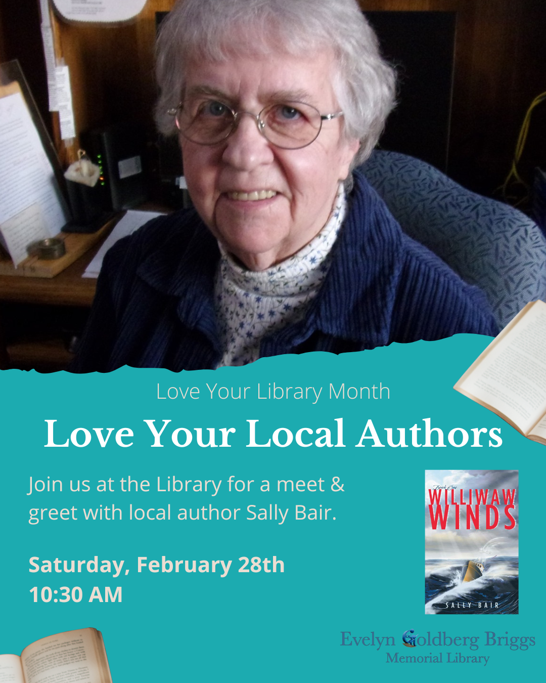 Love Your Local Authors - Meet &amp; Greet with Sally Bair