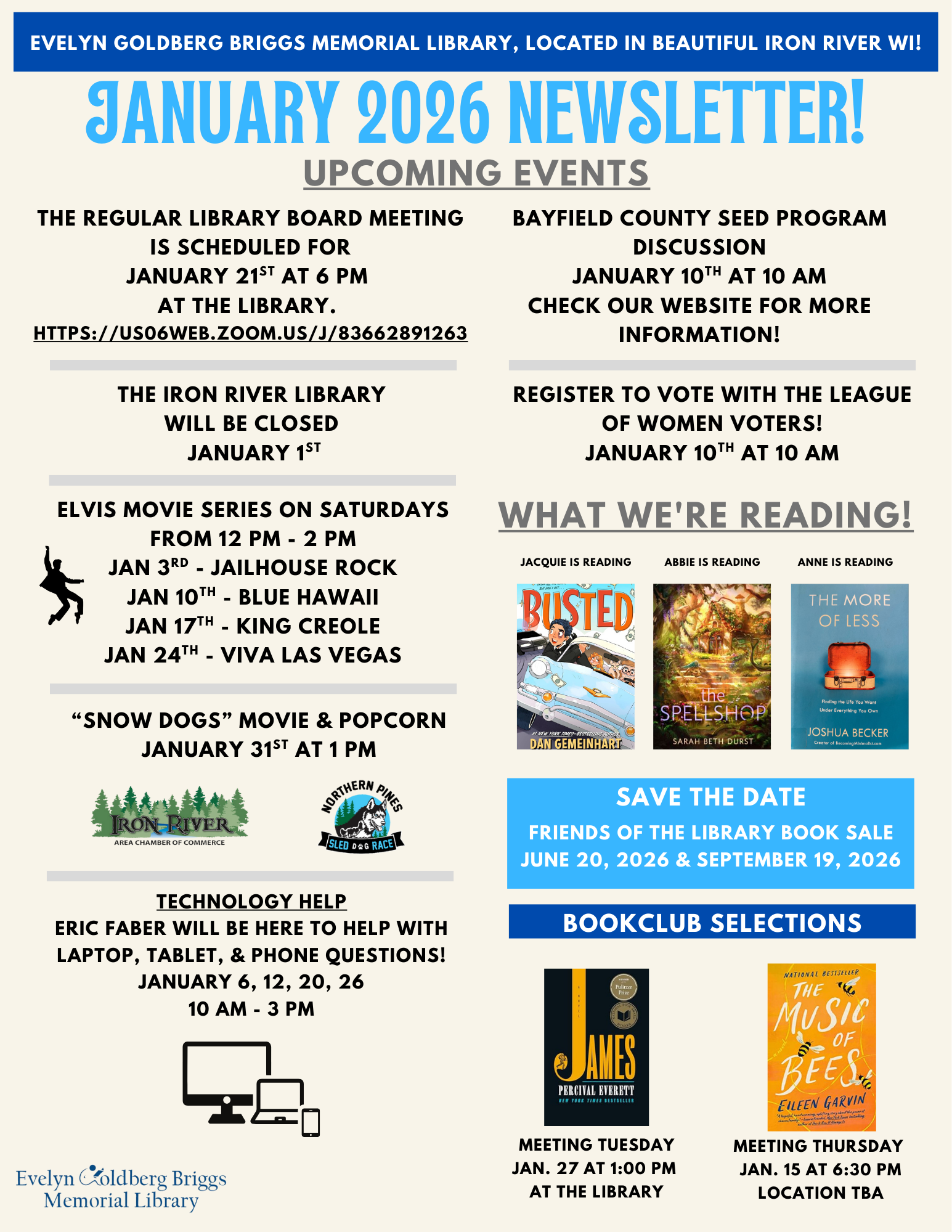 January 2026 Newsletter