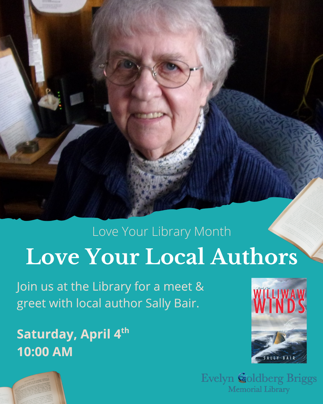 Love Your Local Authors - Meet &amp; Greet with Sally Bair