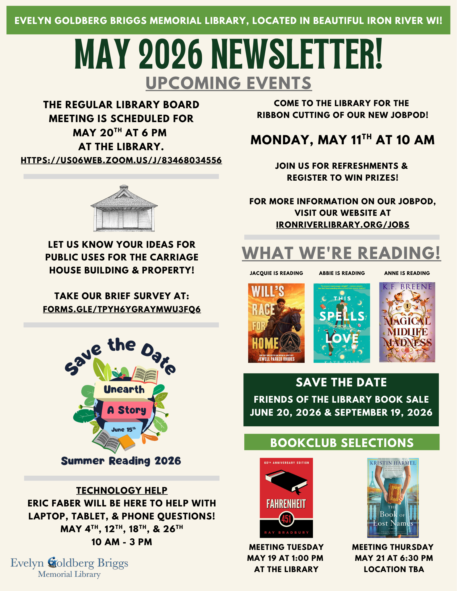 May Newsletter