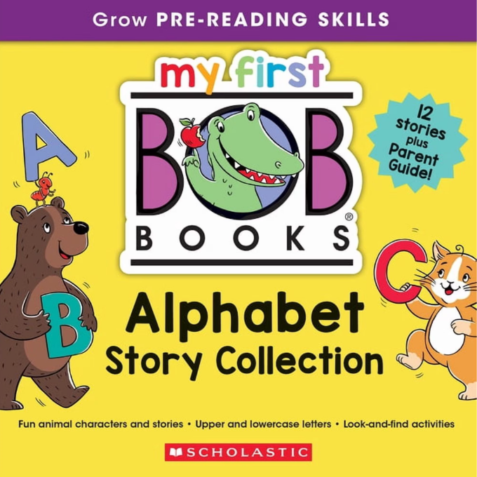 my first bob books alphabet story box by lynn maslen kertell