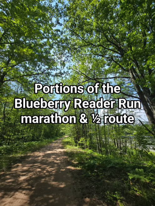 Blueberry Reader Run Marathon &amp; 1/2 Marathon Route