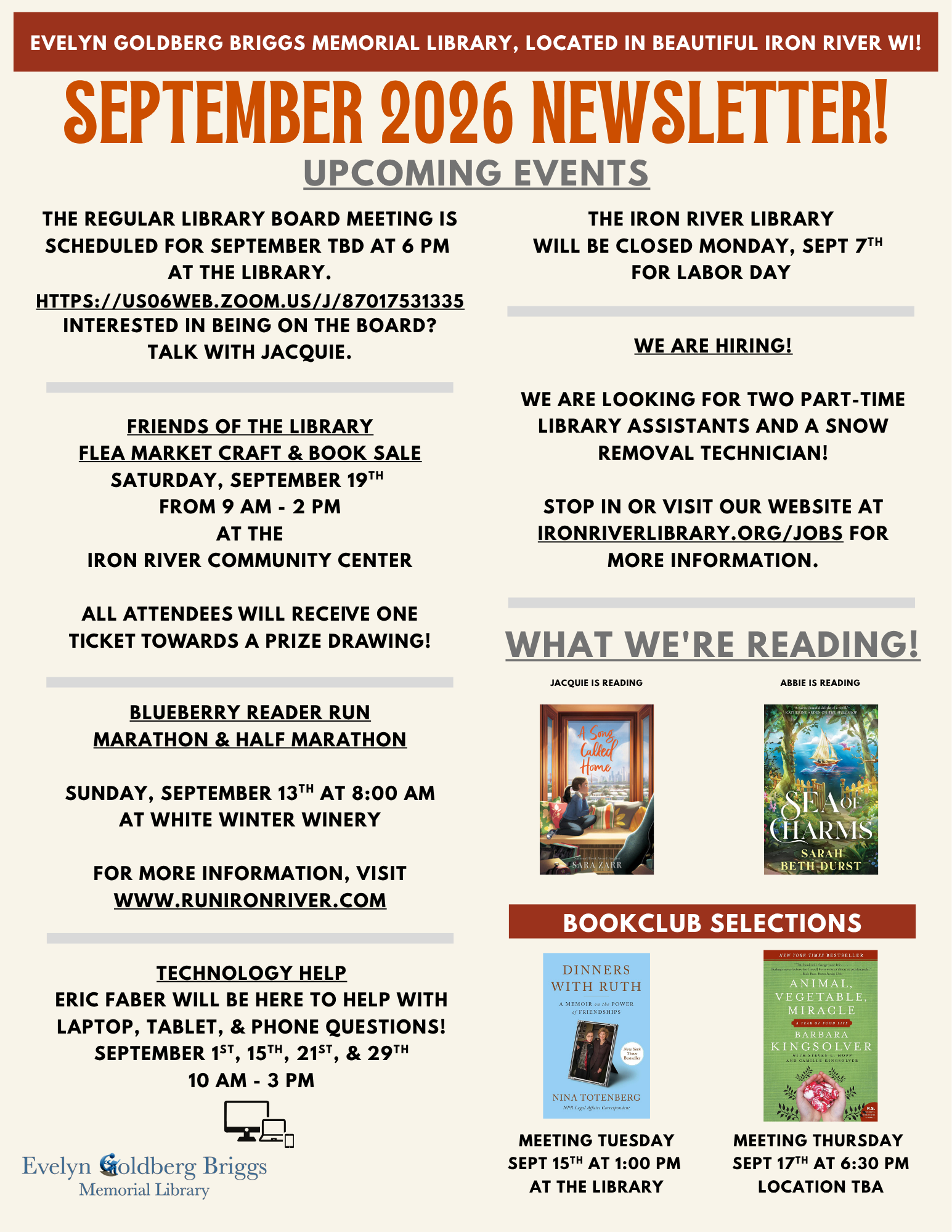 September Newsletter