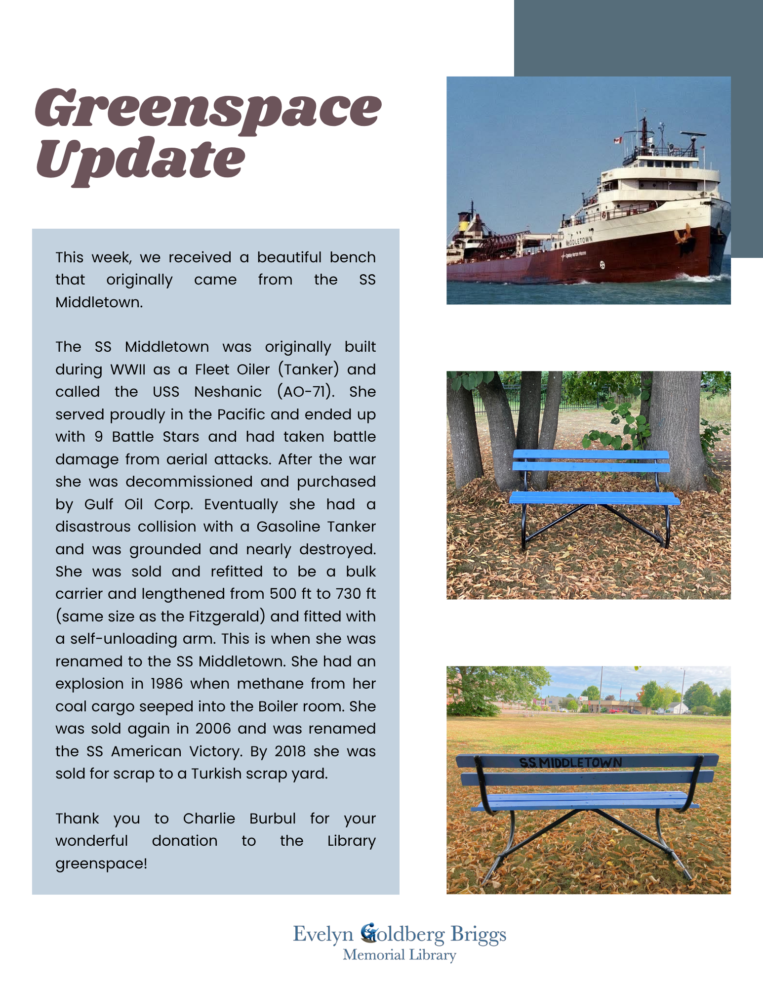 Greenspace Update