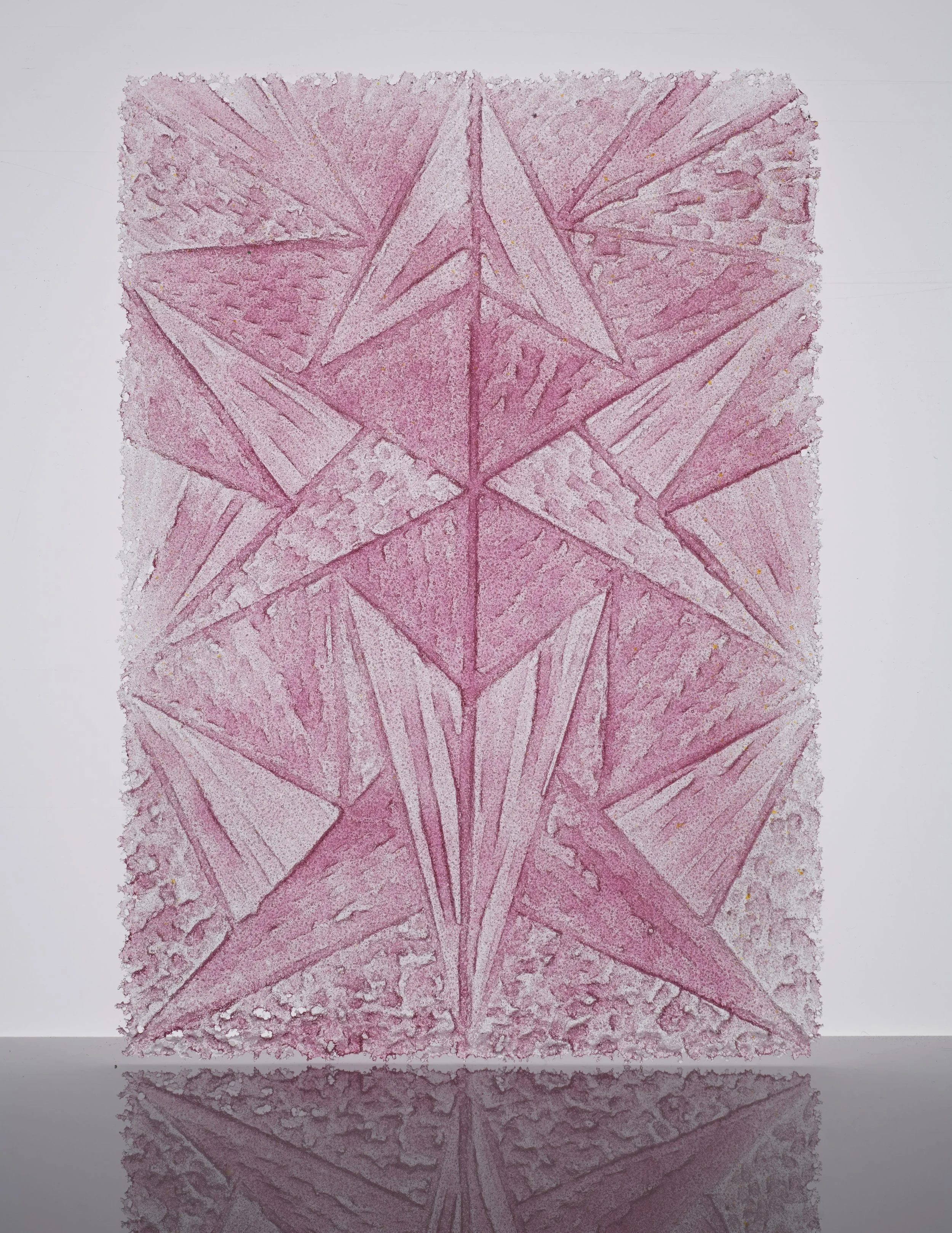 Glass Geometric Frame in Pink