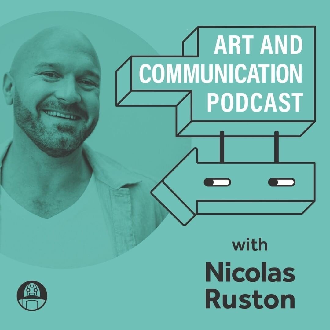 💥 Huge congratulations to @nicolas_ruston for launching his superb Art and Communication podcast. Link in bio!
.
The podcast is already ranked #41 in the iTunes charts and we'd love to get it to #1!
. 
If you enjoy the show, please could you take a 