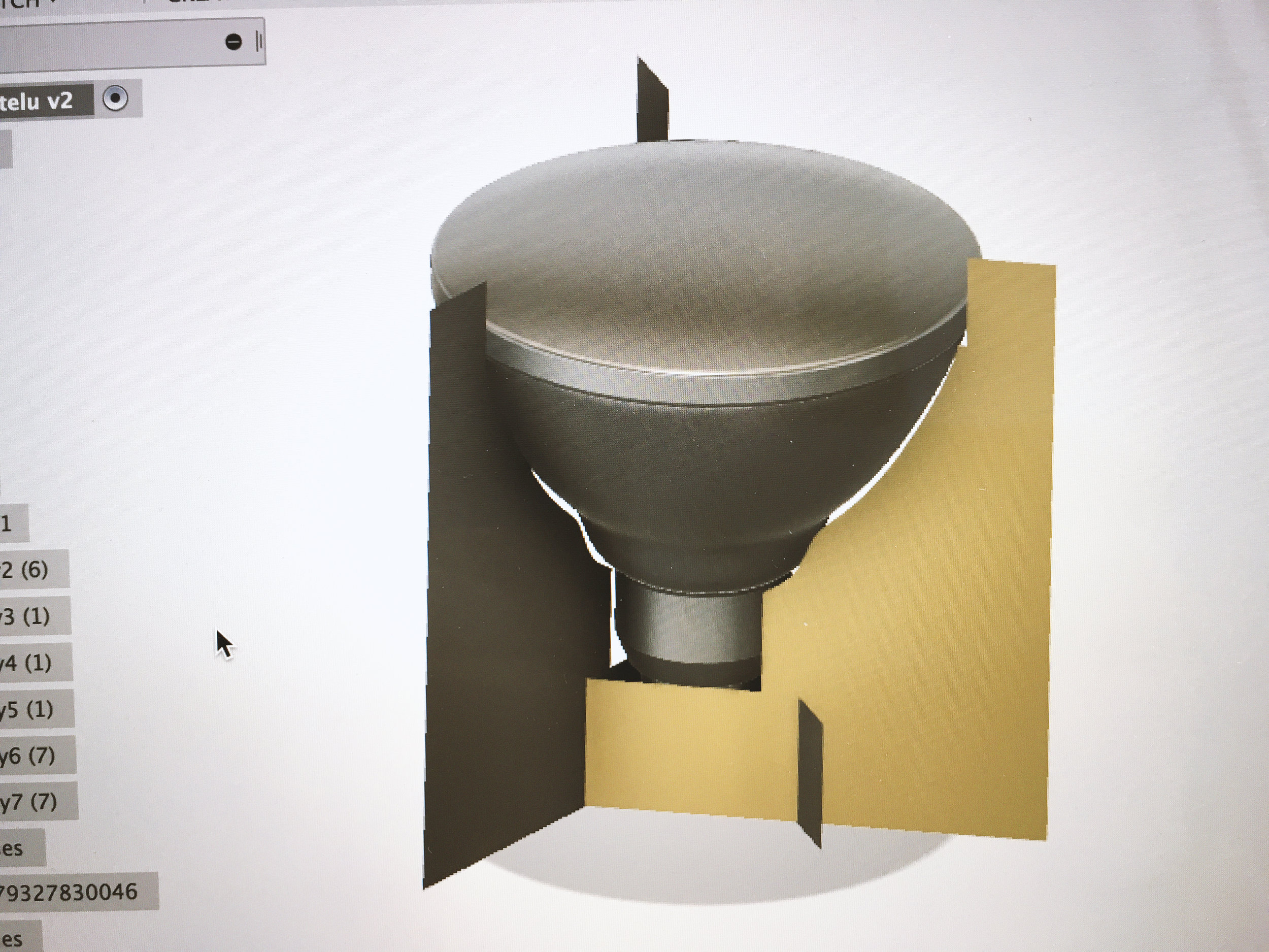 The package design project consisted of a lot of sketching and planning, some 3d design and prototyping with the laser cutter. The idea is that the supports for the bulb are folded from the same cardboard piece, potentially saving costs.