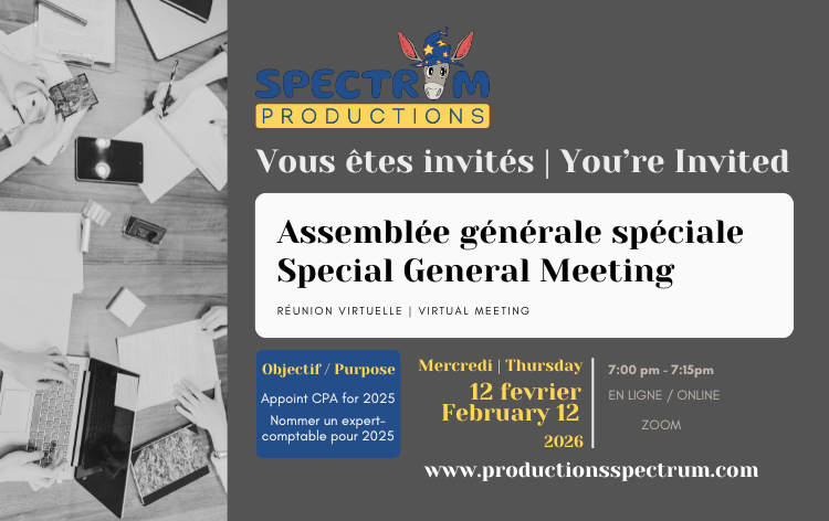 Special General Meeting 2026 Appointing our CPA
